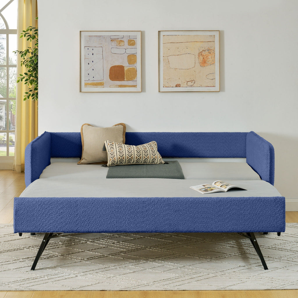 Upholstered Daybed With Pop Up Trundle