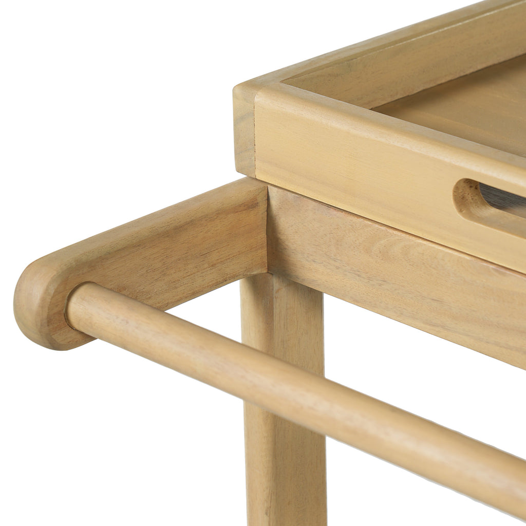 Saratoga Outdoor Rolling Bar Cart