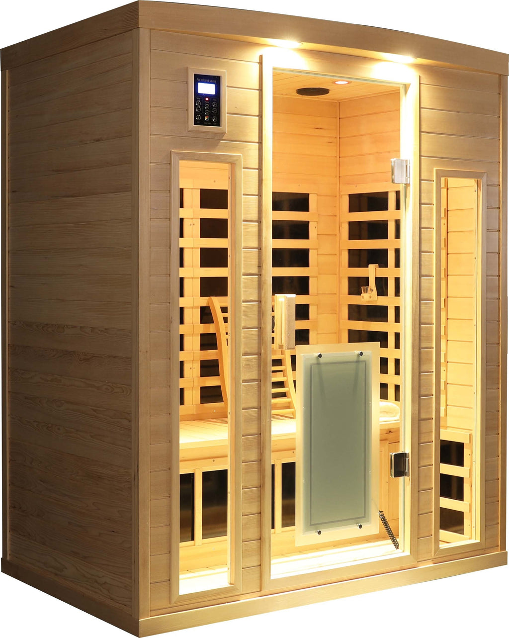 Low EMF Three person Far infrared sauna room (Roof & Floor)