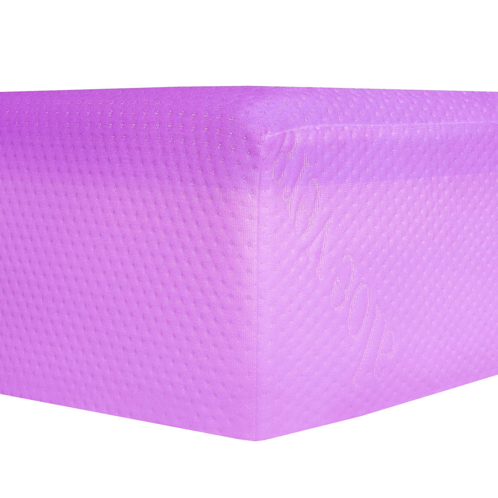 6" Gel Memory Foam Mattress In A Box With Aloe Vera Cover - Pink - Full