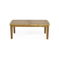 Outdoor Rectangular Coffee Table - Brown