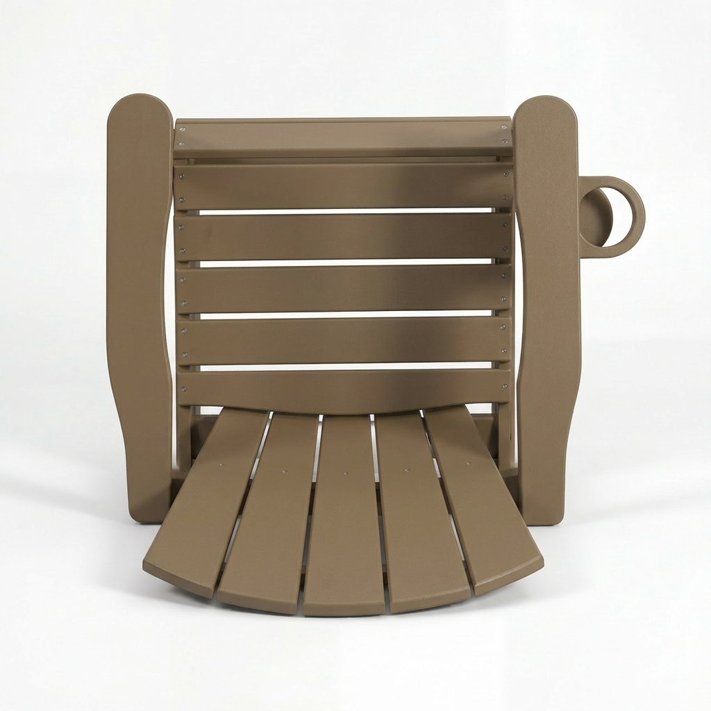 HDPE Bar Height Adirondack Chair with Cup Holder