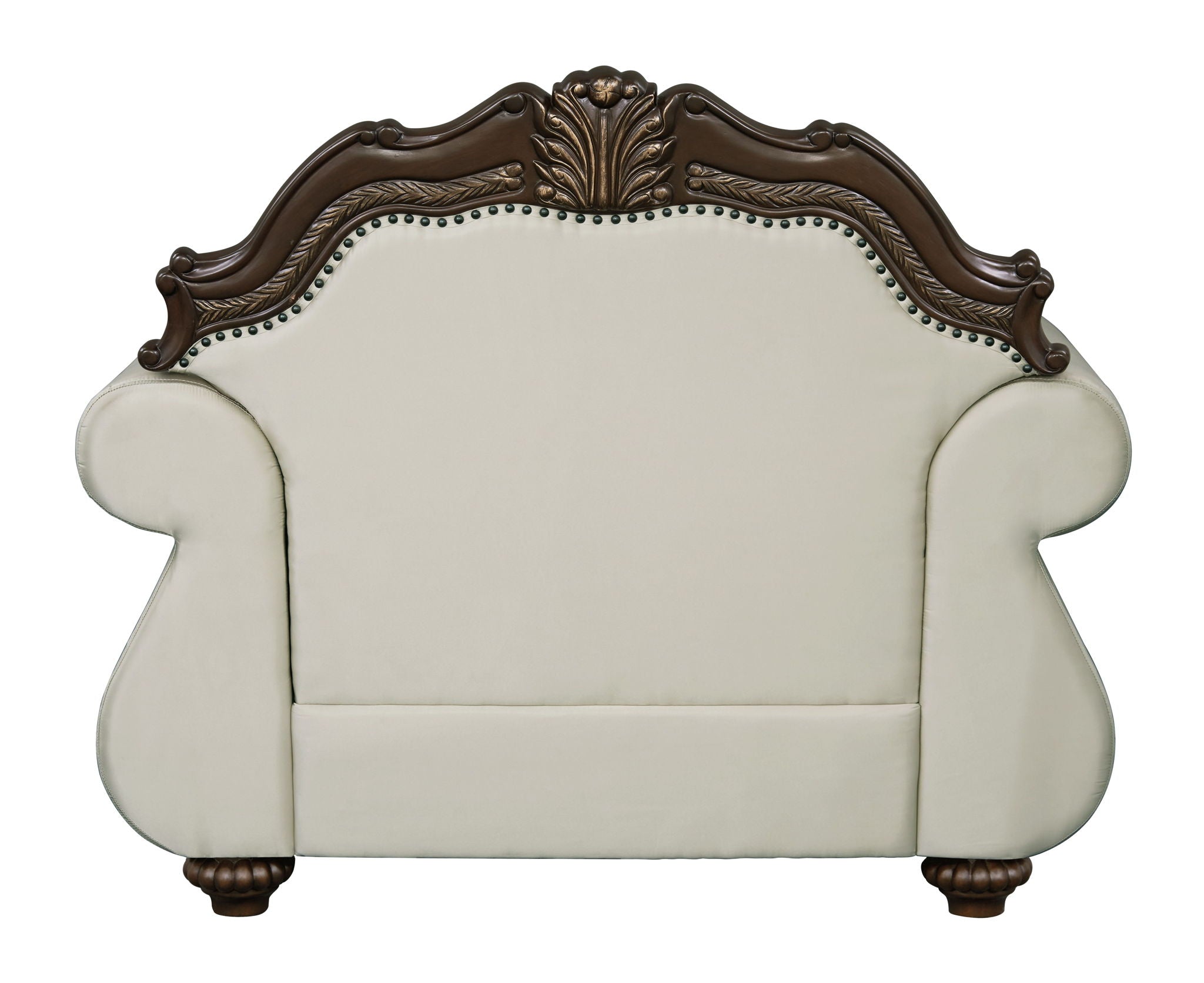 Pierce Chair With Pillow - Beige / Cherry