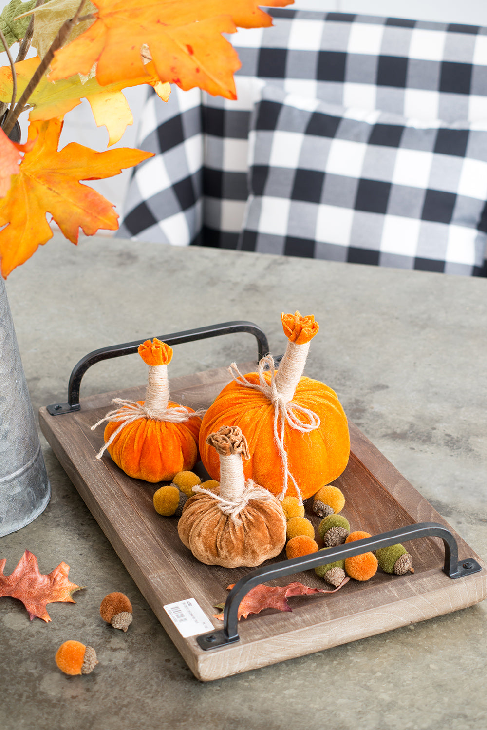 Handcrafted Farmhouse Harvest Pumpkins – Set of 6