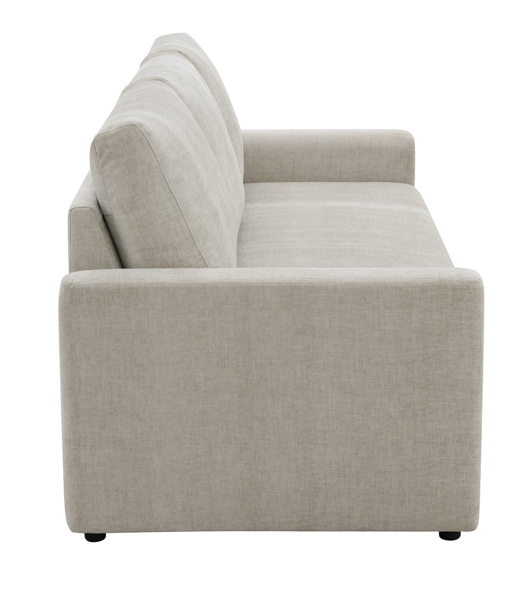 Leira Beige Linen Pull Out Sleeper