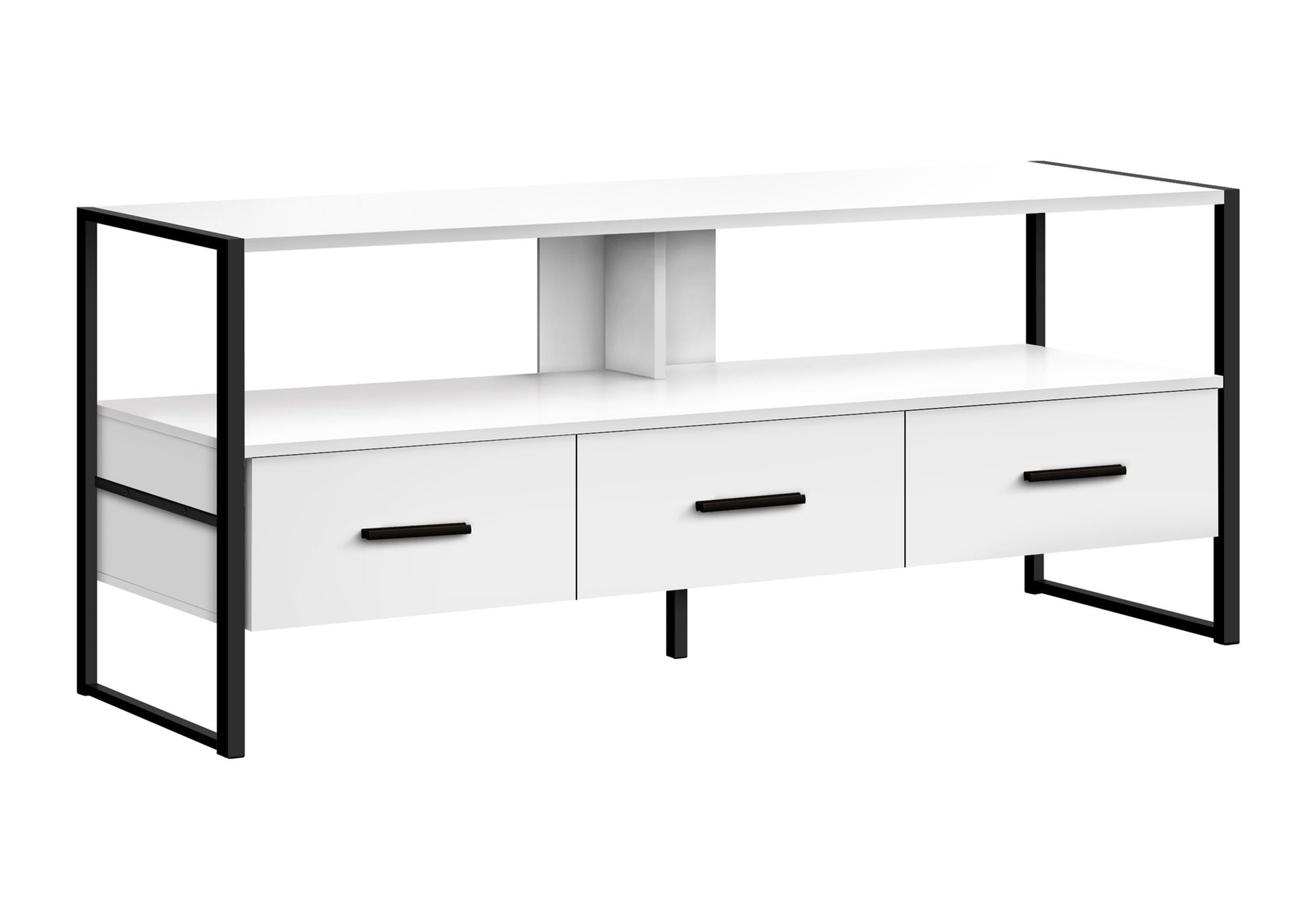 TV Stand Console Media Entertainment Center with Storage Drawers