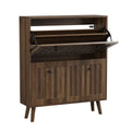 Shoe Cabinet, Storage Unit For Hallways - Walnut