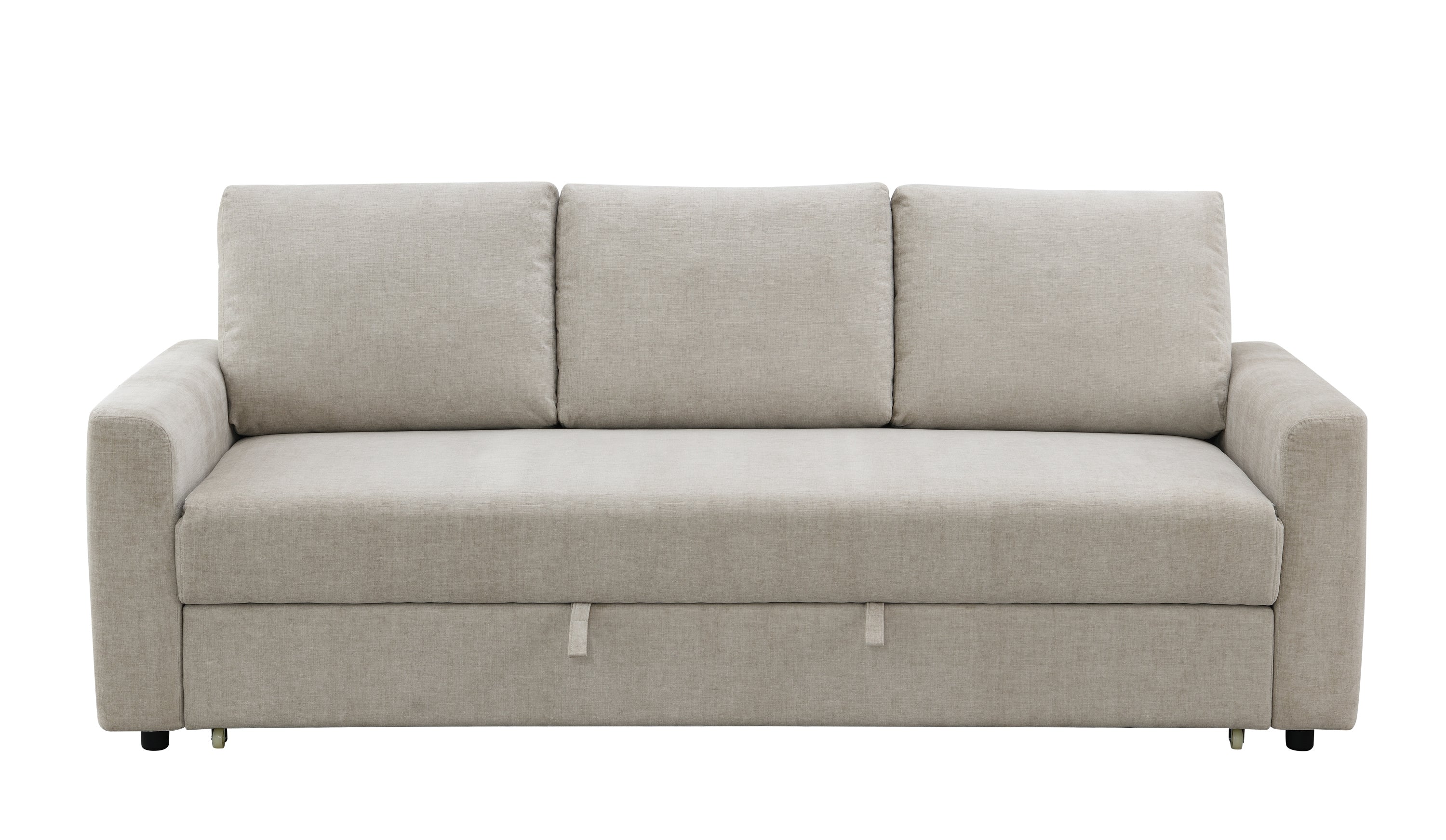 Leira Beige Linen Pull Out Sleeper