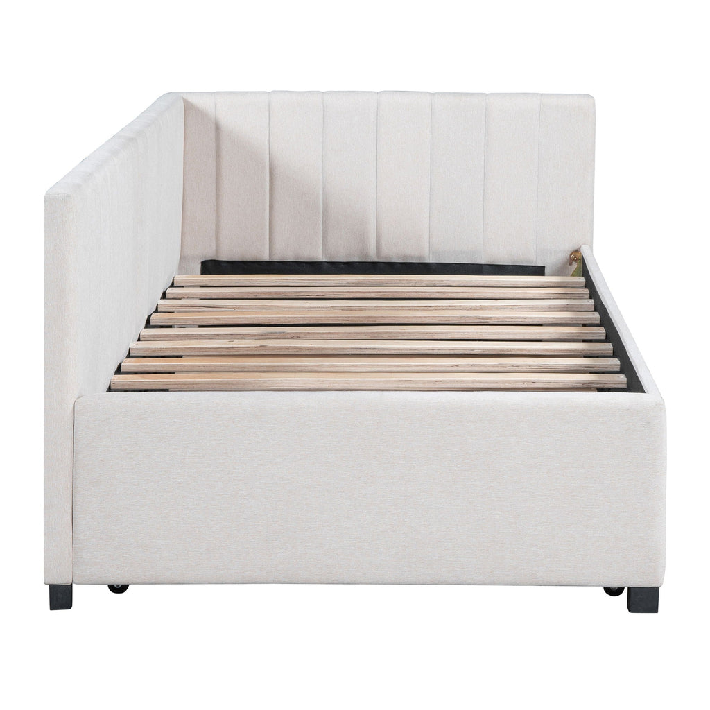 Upholstered Daybed, Sofa Bed Frame, No Box Spring Needed