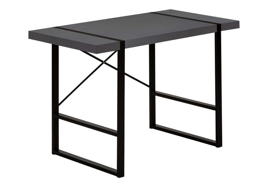 Computer Desk For Home Office, Laptop, Modern Convenient Design - Gray