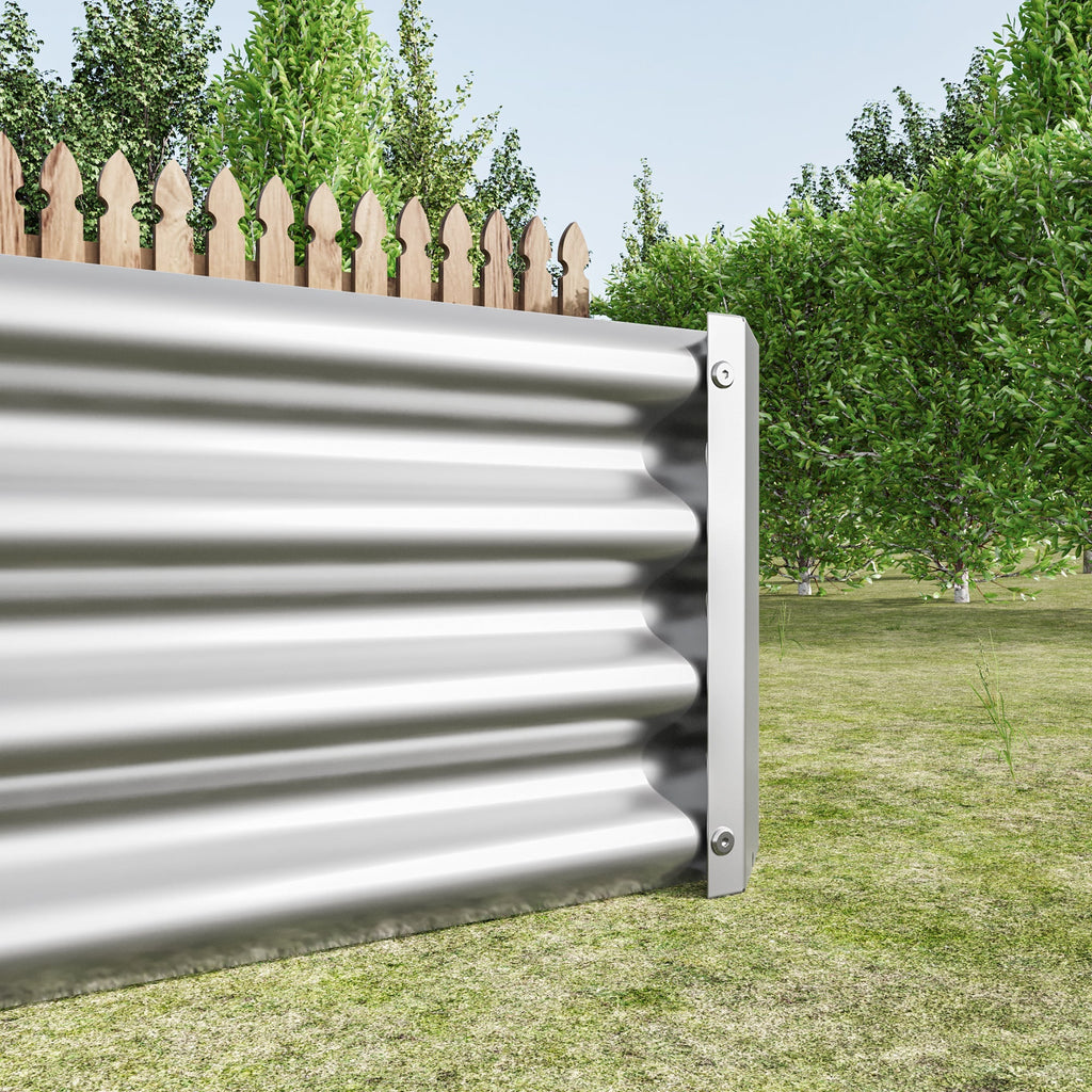 Raised Garden Bed Kit - Metal 7.6x3.7x0.98 ft