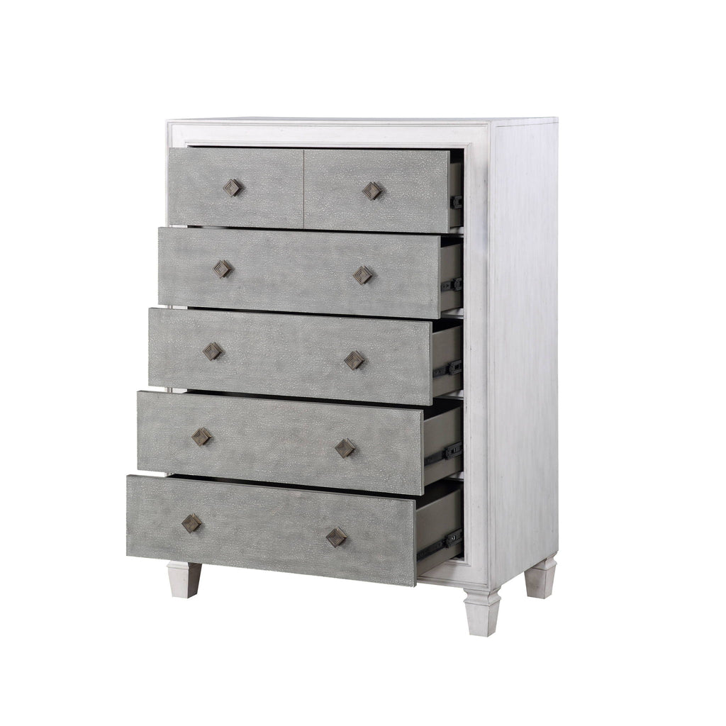 Katia Weathered Chest White