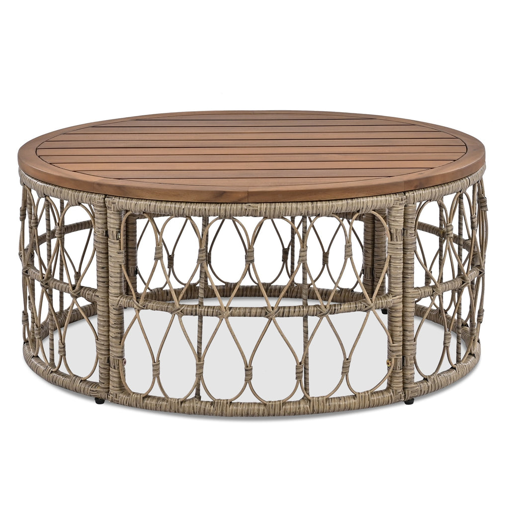Bohemia-Inspired 4-Person Outdoor Seating Group With Removable Cushions