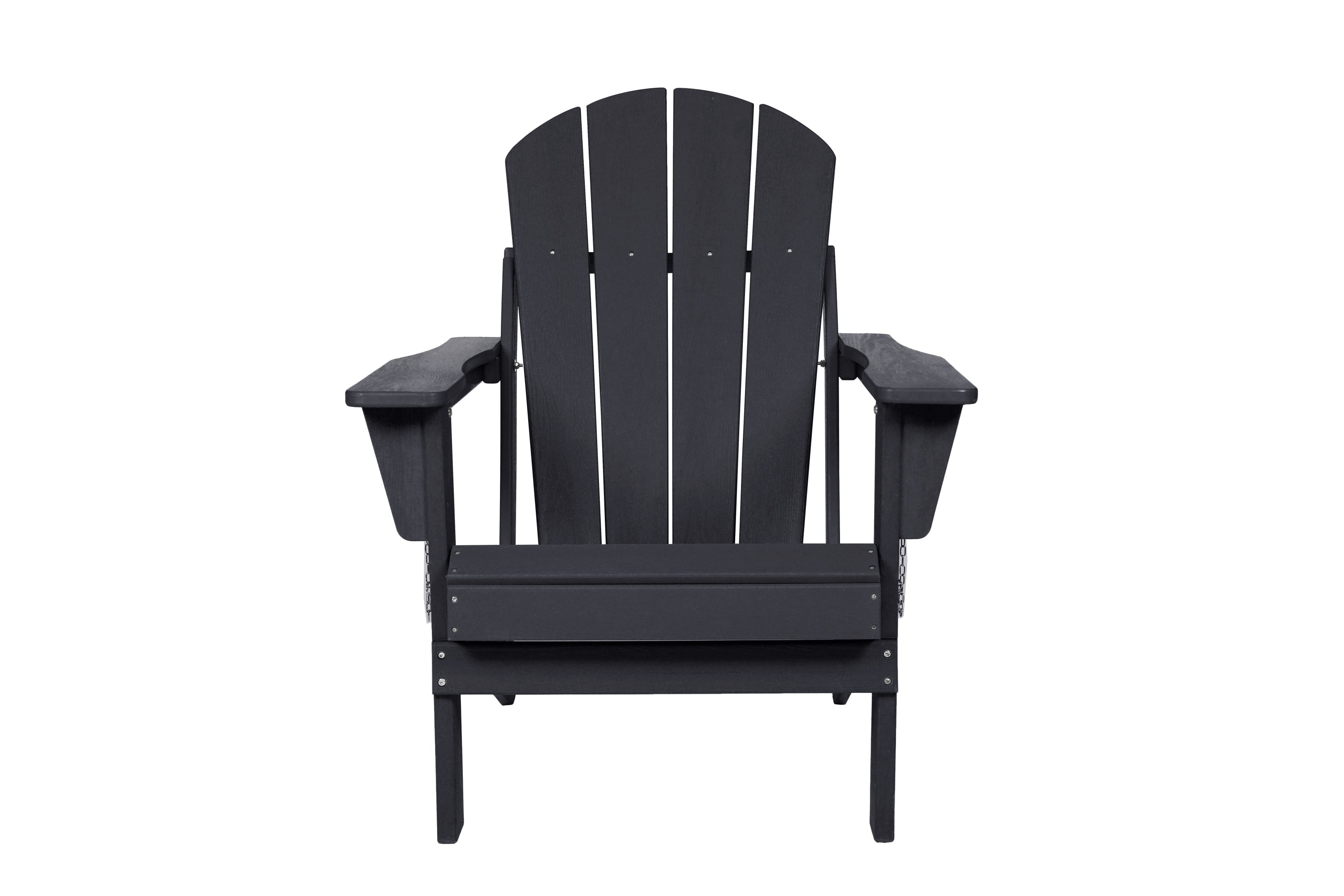 Folding Adirondack Chair with Side Table, 3-Piece Set