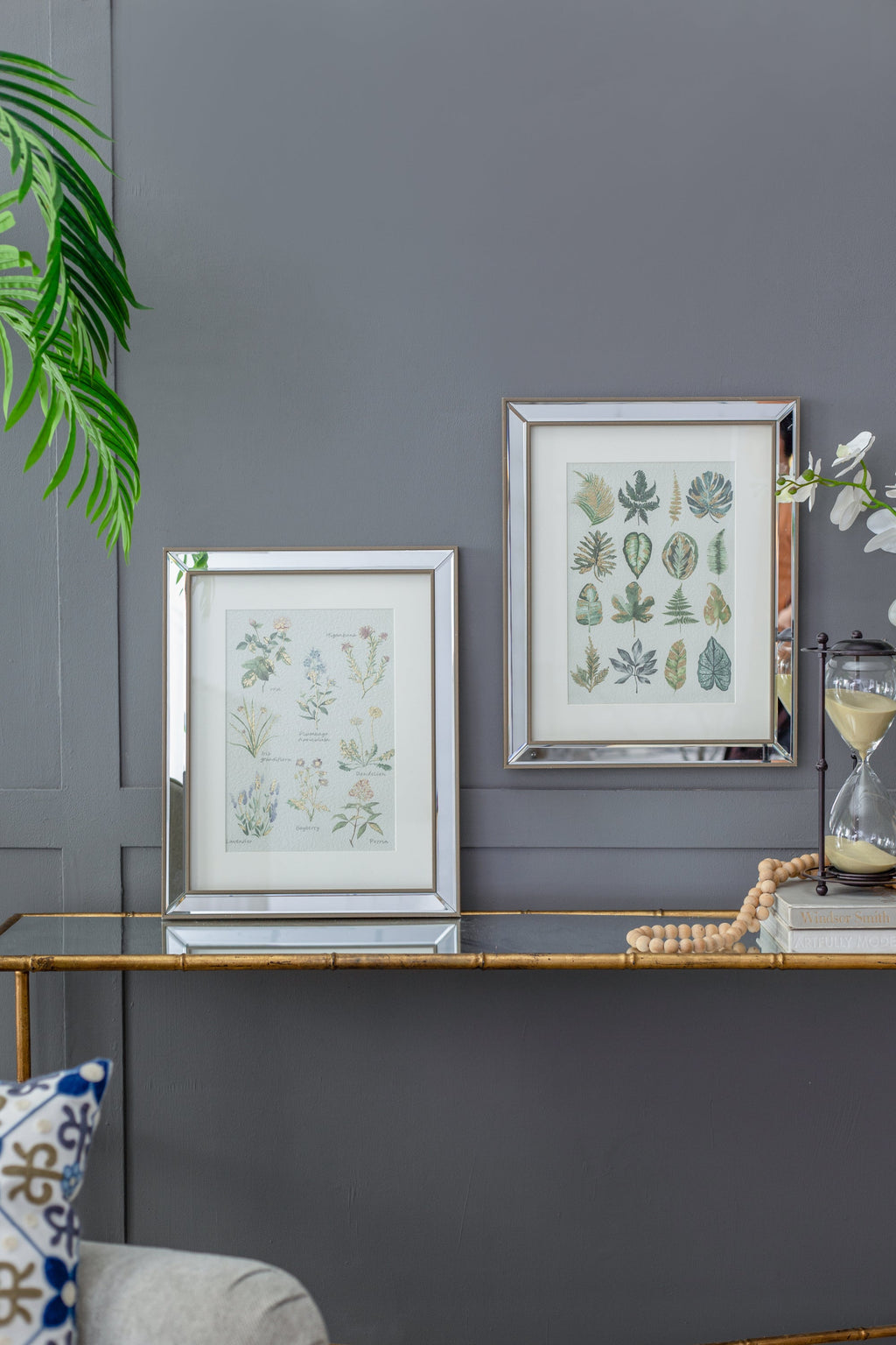 Set of 2 Liana Mirror Framed Wall Art