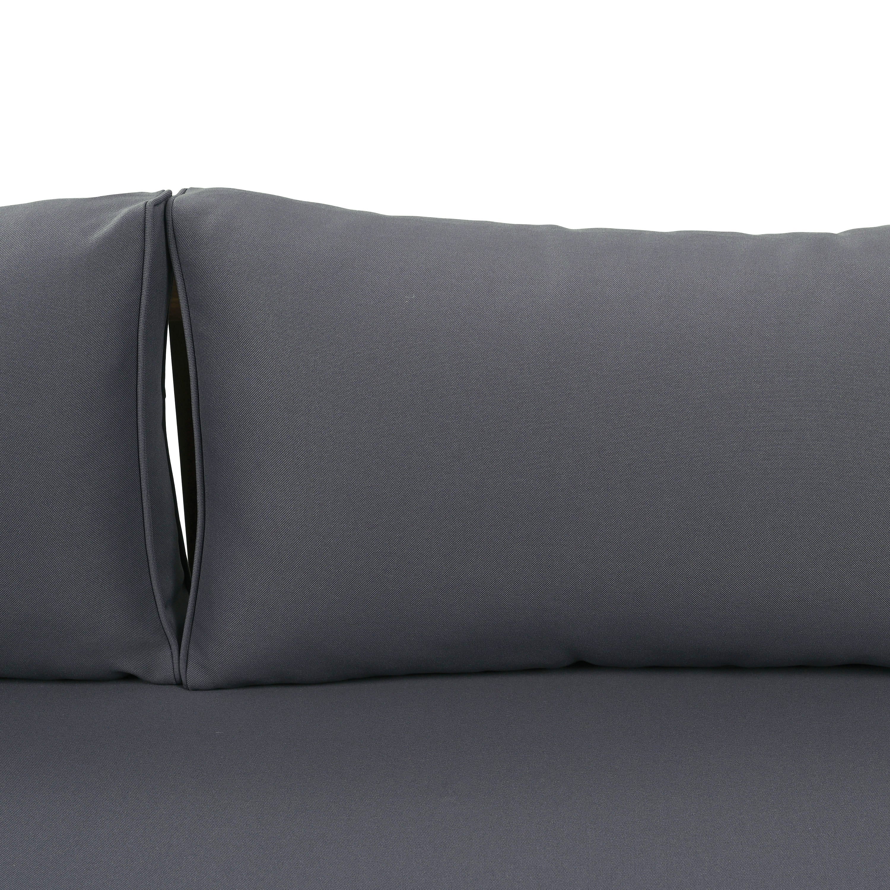 Claremont 3 Seater Daybed (Dark Gray)