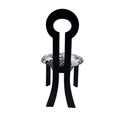 Key Design, Dining Chairs (Set of 2) - White / Black