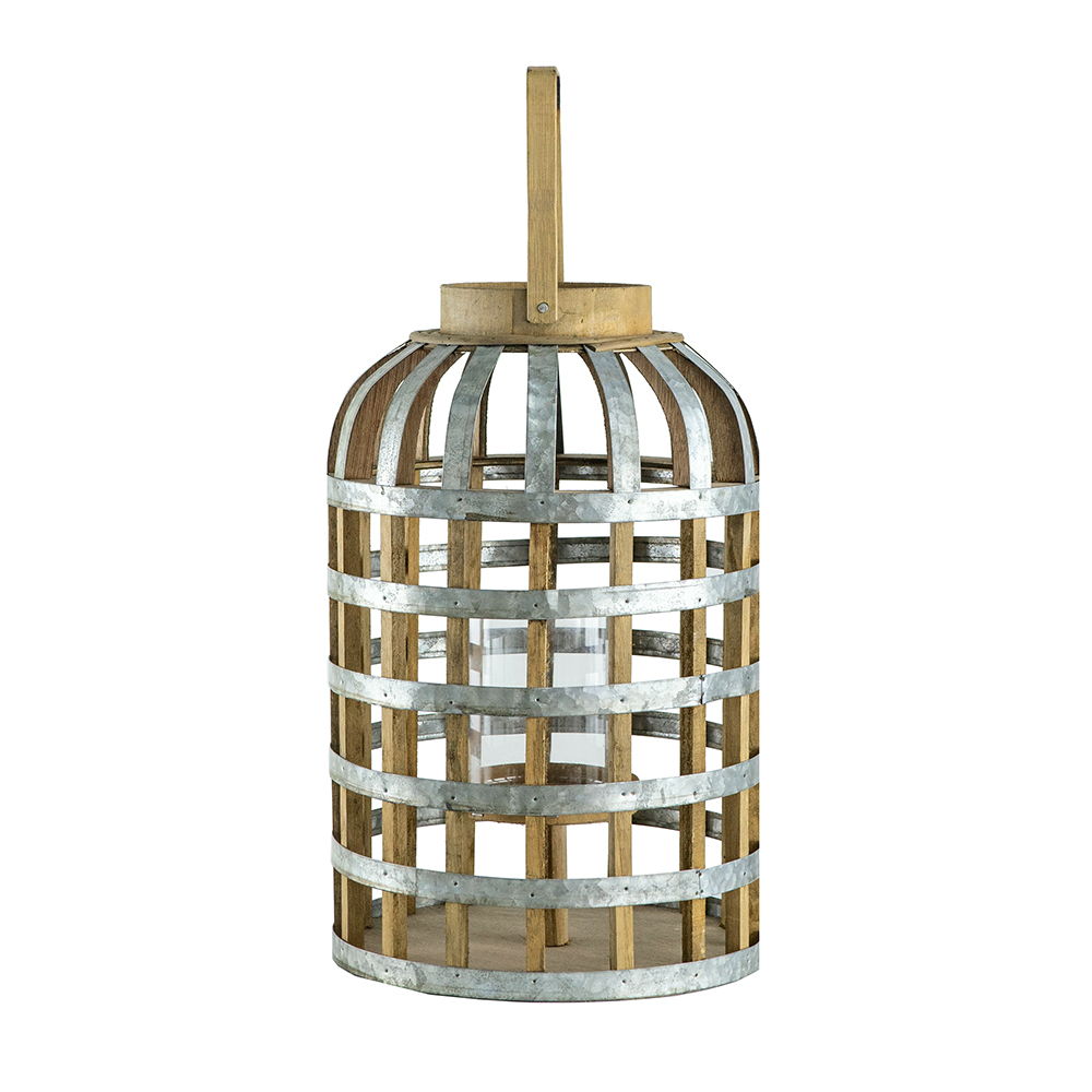 Decorative Lantern With Handle Wooden Lantern For Indoor Outdoor Home Garden Wedding