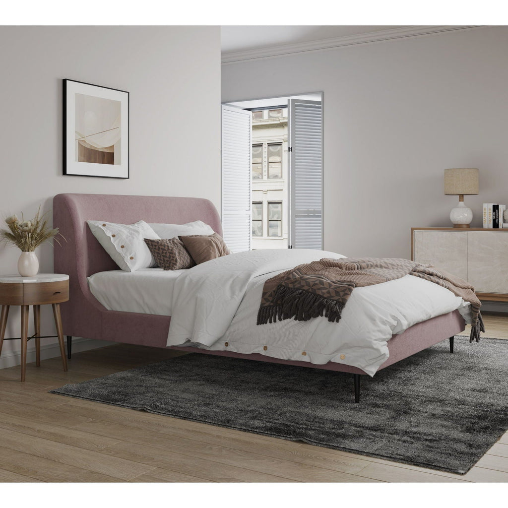 Heather - Modern Upholstered Bed