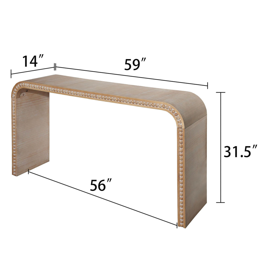 Waterfall Console Table