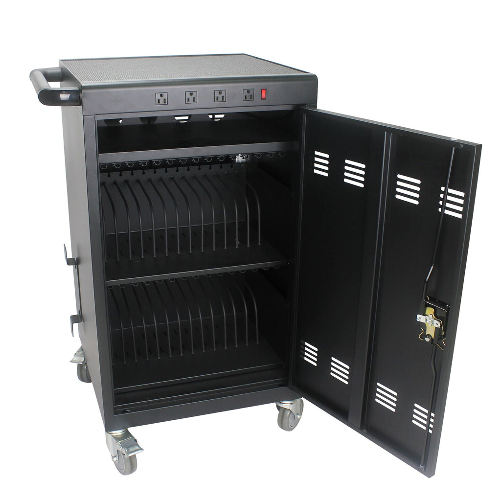 Mobile Charging Cart For Tablets Laptops 35, Device Capacity Matt Metal