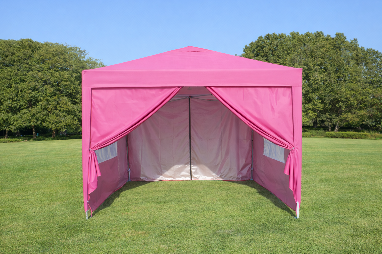 Outdoor 10x10 Ft Pop Up Gazebo Canopy Tent with Removable Sidewalls