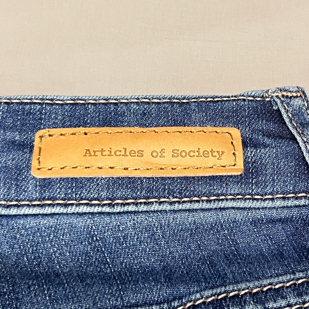 ARTICLES OF SOCIETY Pearl City Denim Jeans Women's Sz 24 Blue 4018PLV-712 (New)