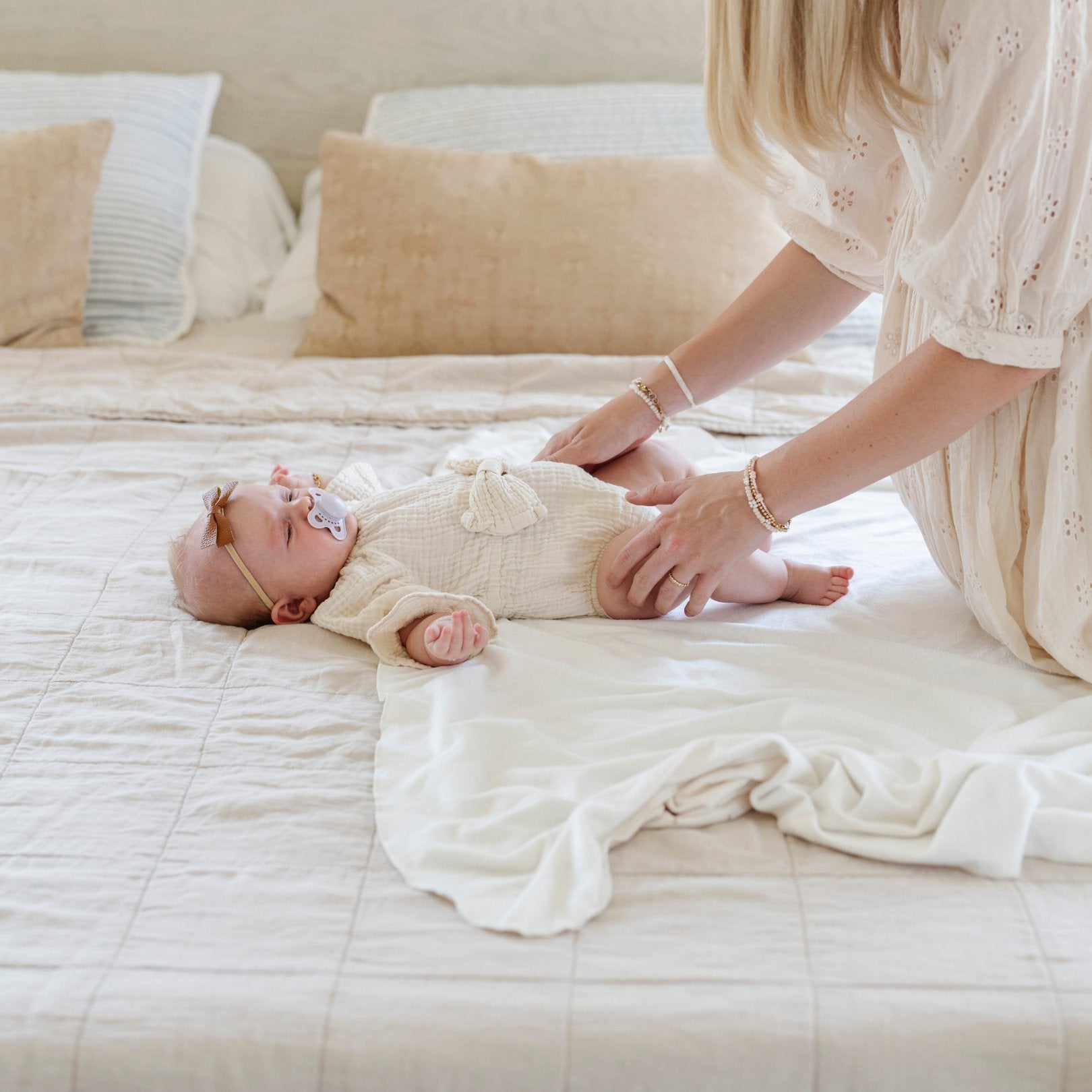 Minky Stretch Luxe Swaddle Blanket