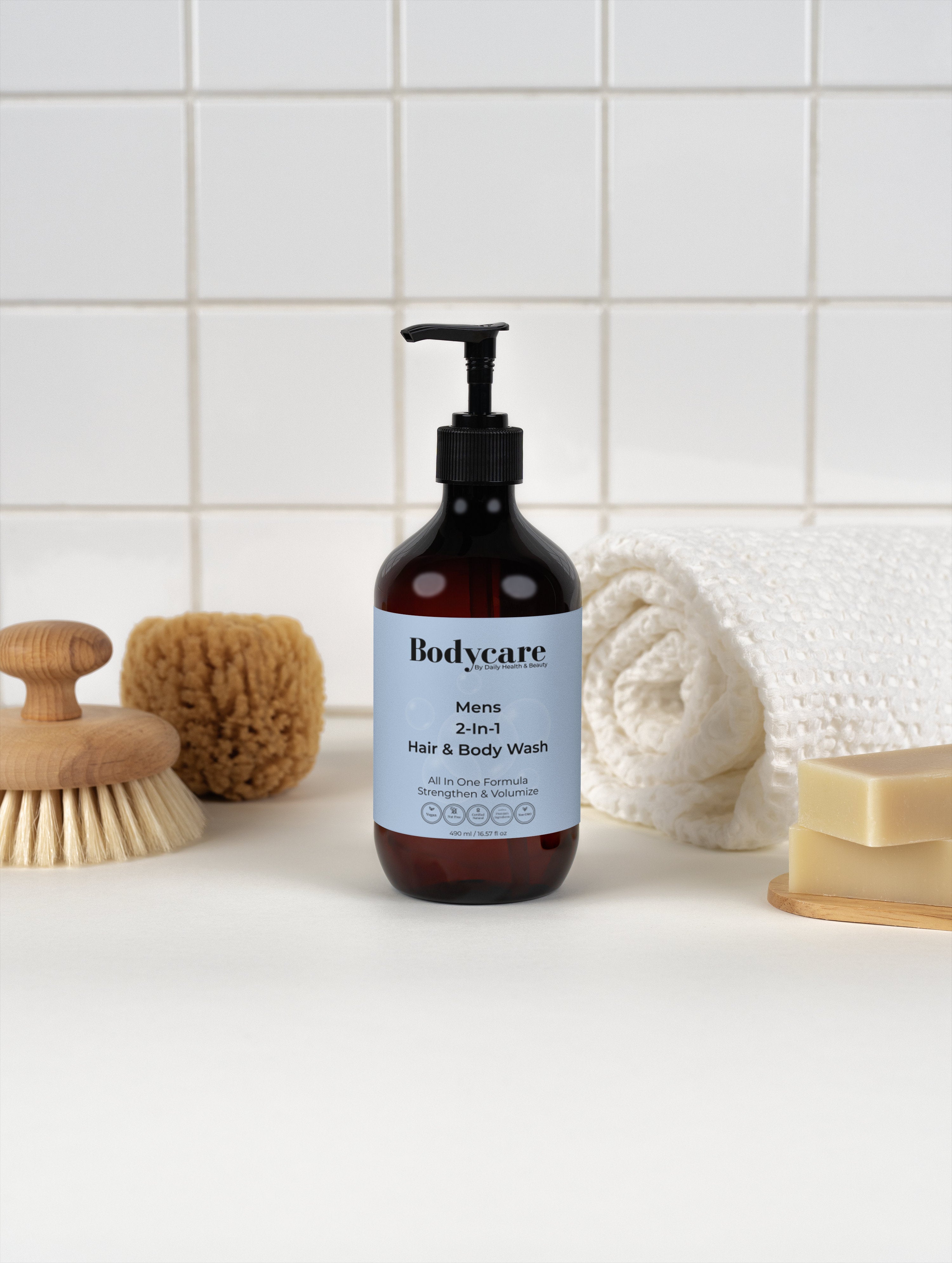 2-in-1 Hair & Body Wash For Men