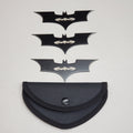 ZA@ (SET OF 3) Batman Ninja Throwing Stars 6" Black TC-3LBK A