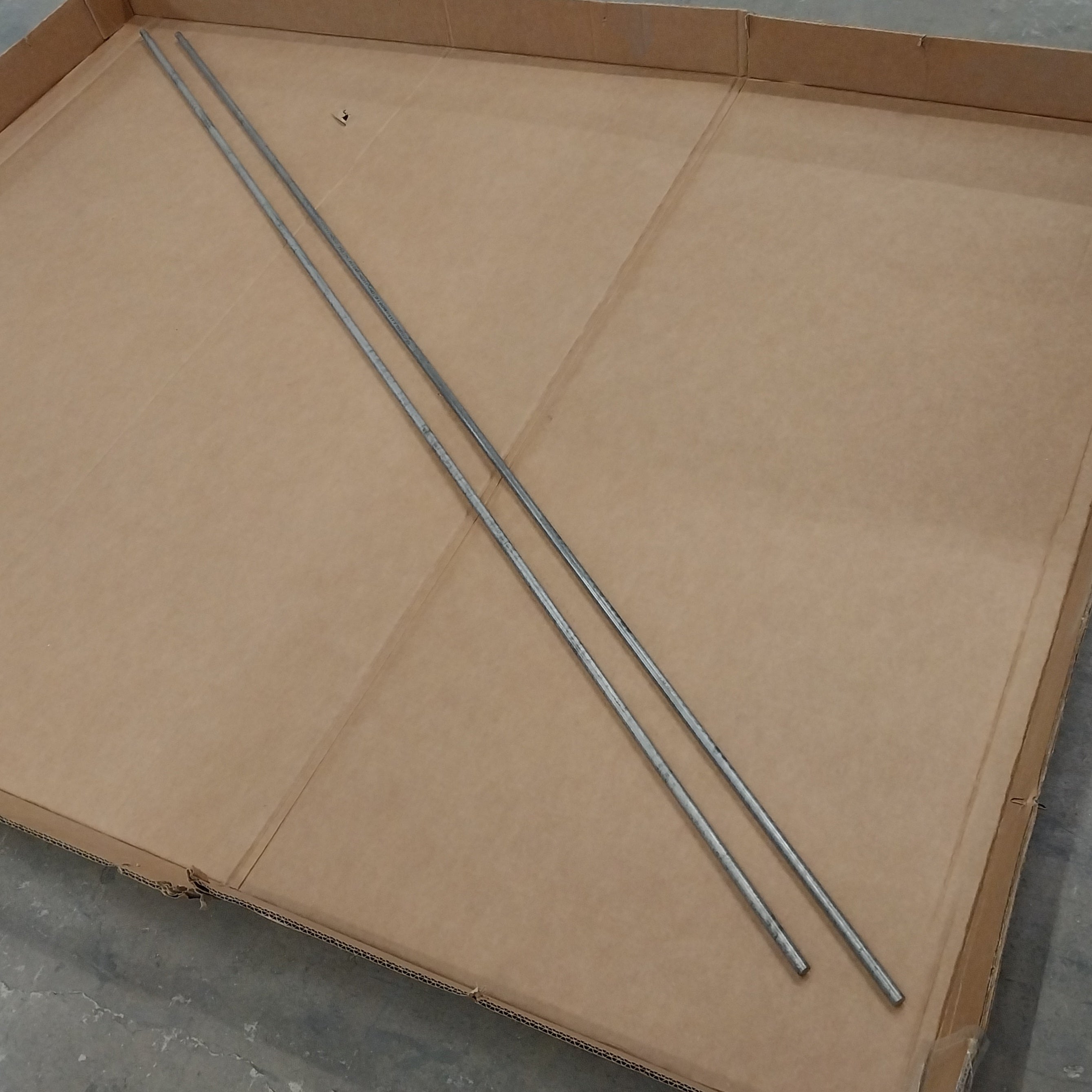 Round Bar Rods 2 Pack Sz ¾" x 76⅜" & ¾ X 77" Nickel Alloy
