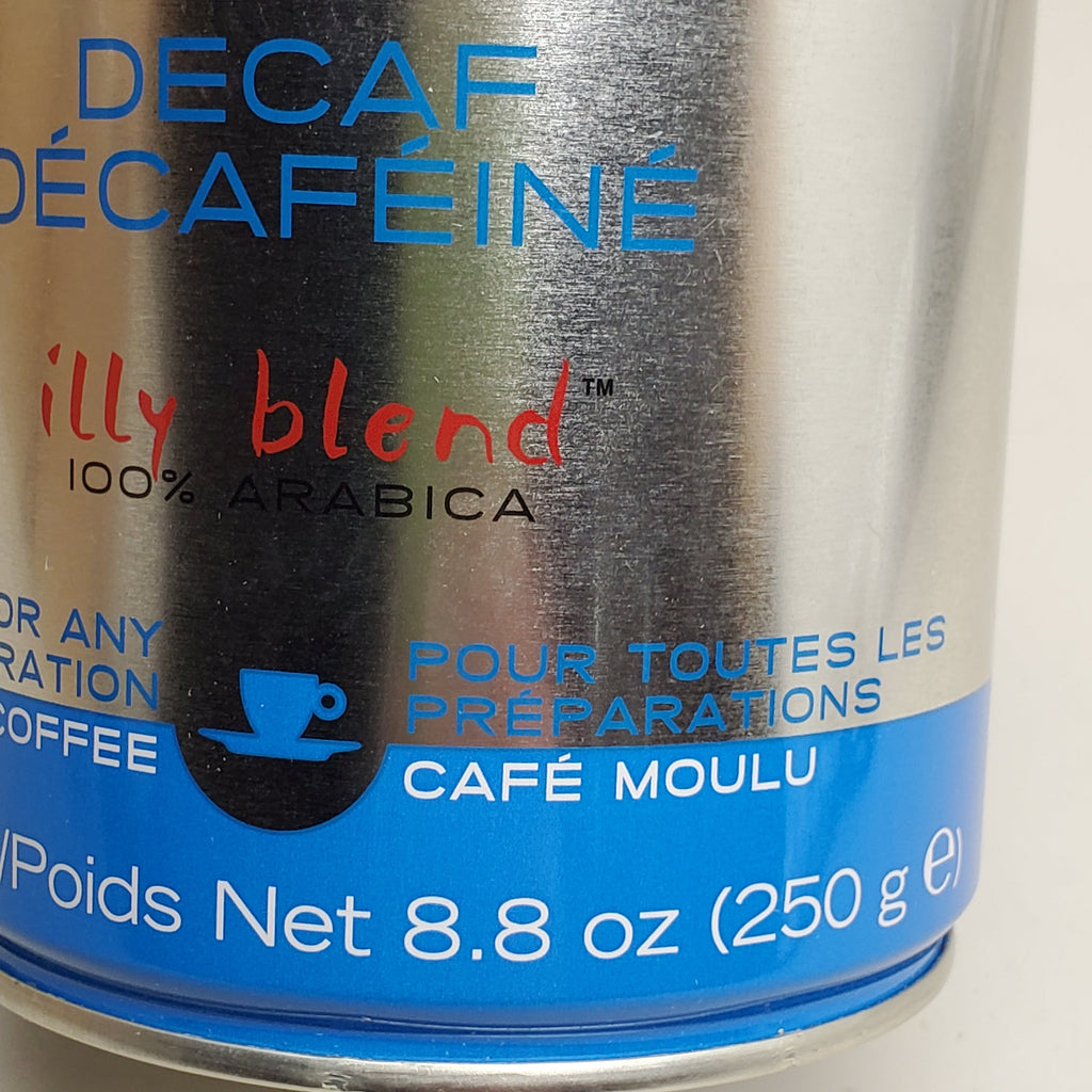ILLY BLEND (6 PACK) Decaffeinated Roast Coffee Blend 100% Arabica 8.8oz Exp 6/25