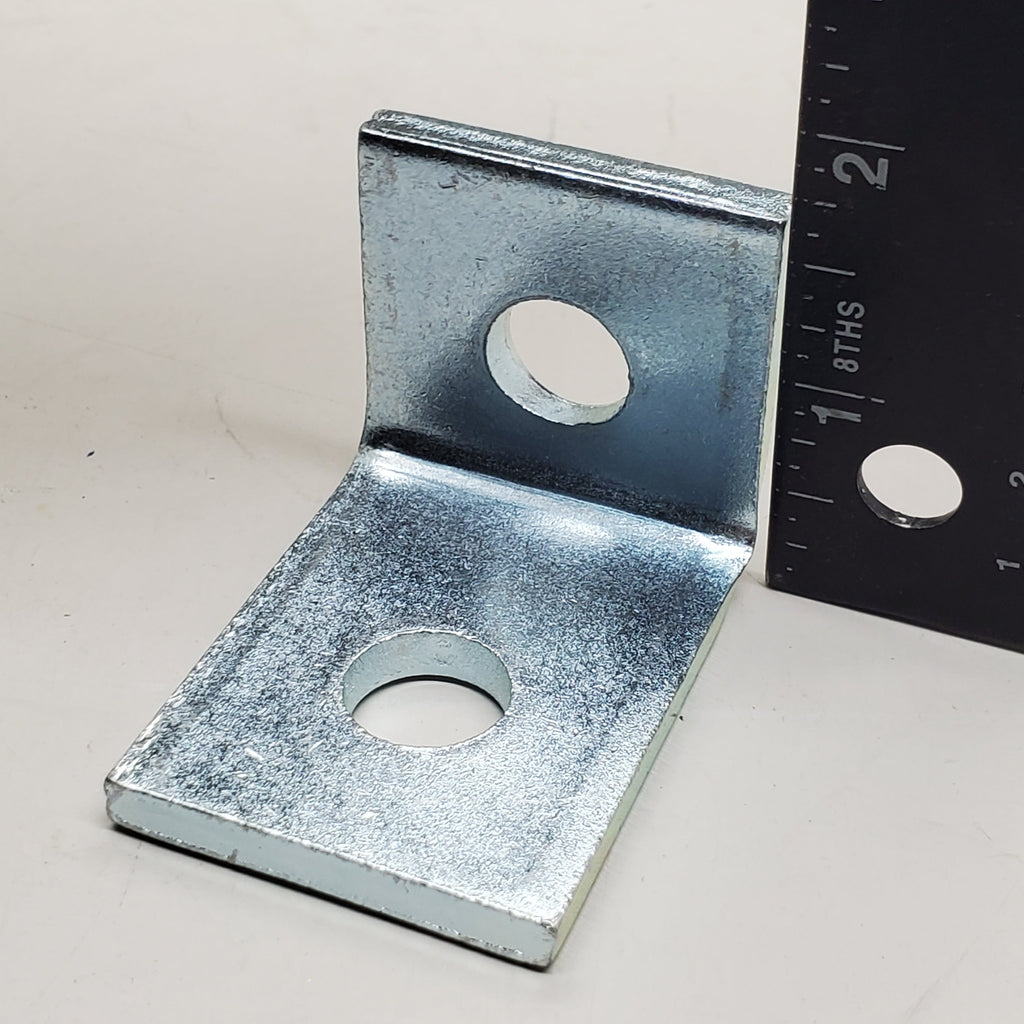 R.F. PRODUCTS (50 Pack) 2 Hole Angle 90 Deg Channel Bracket 1-5/8" X 2-5/16" Galvanized CA-604PLTD Strut