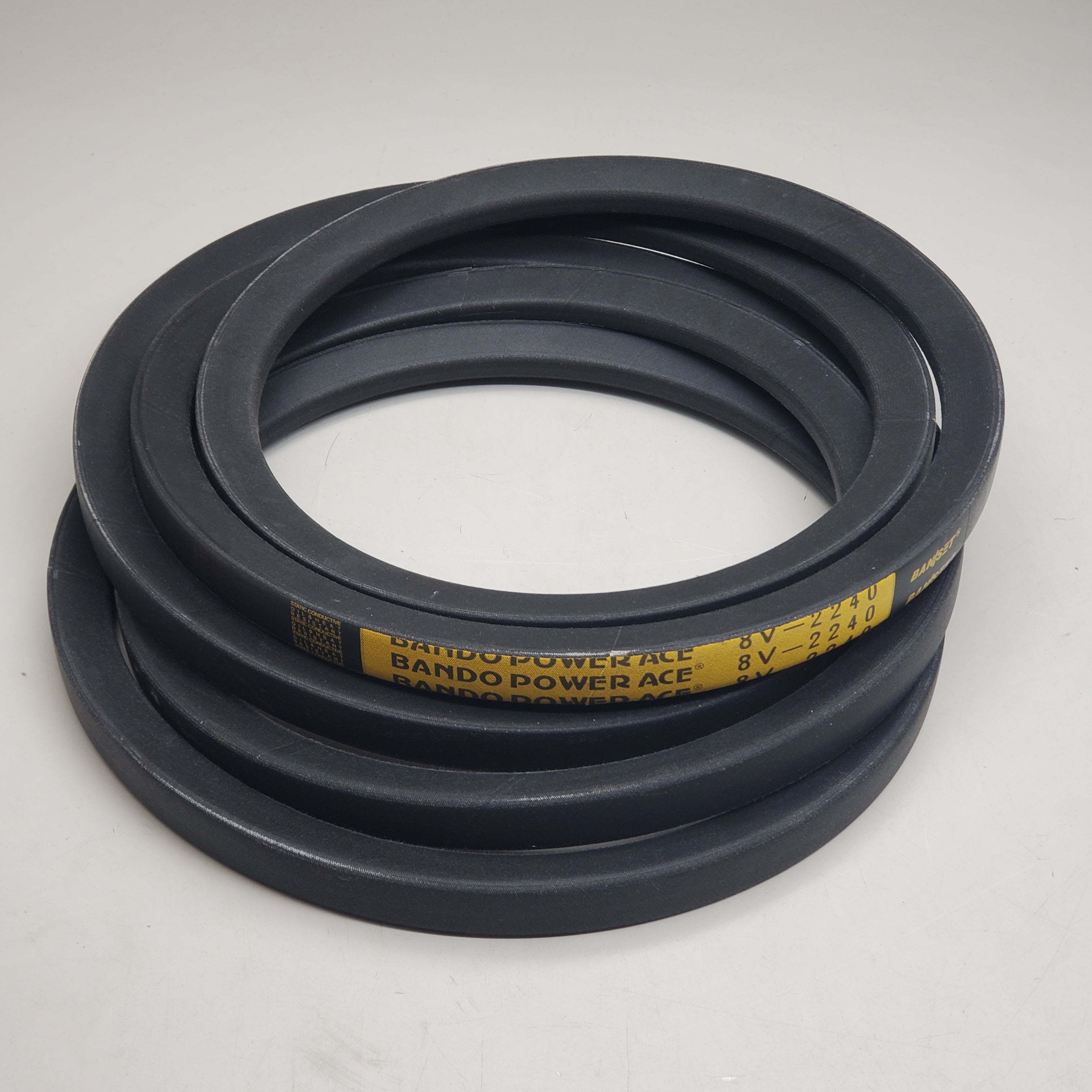 BANDO Wedge 1 Band V-belt Power Ace 1"Wx7/8"Hx224"OC Black 8V2240